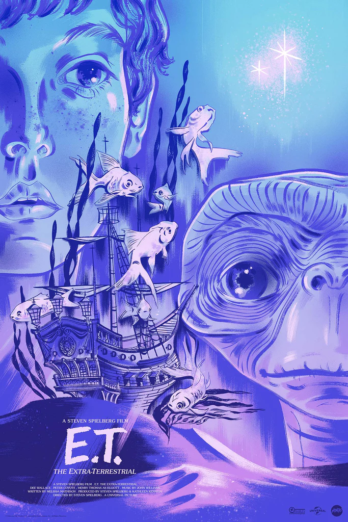 ブリヤンテス・レッド MONDO オリジナル E.T. ポスター 2013年発売